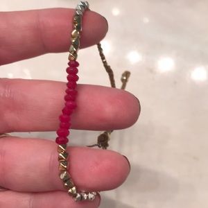 Stella & Dot bracelet beaded adjustable bracelet